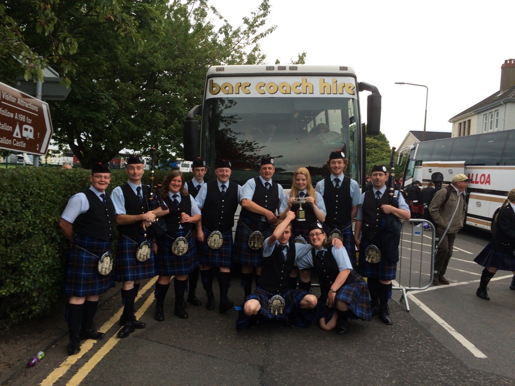 The band after North Berwick 2015